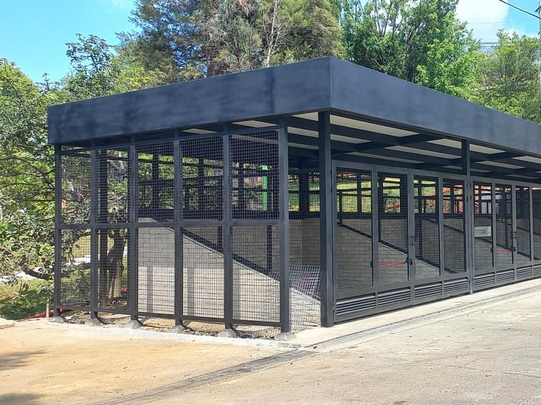 Cubierta metálica terminada en planta de potabilización