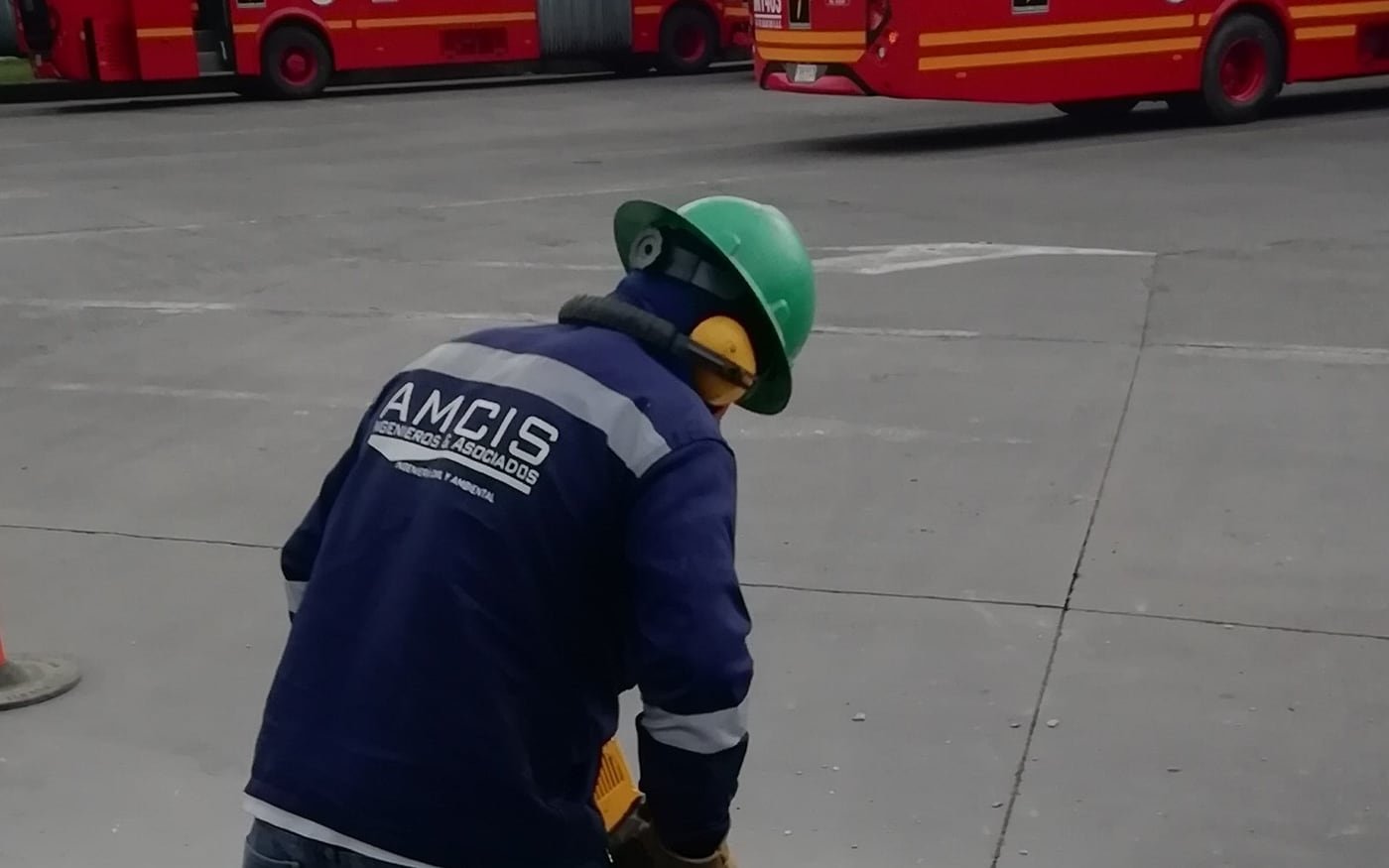 Extracción de núcleos en patios de Transmilenio