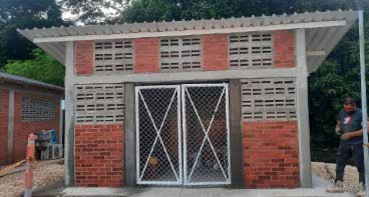 Caseta RESPEL construida en la subestación Bolívar